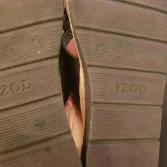 𝅺Izod Women's Black Alyssa Strap Slides - Picture 7 of 9